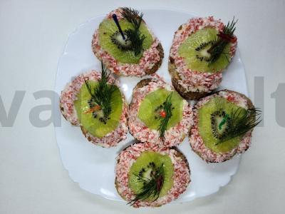 Gardus kivių paštetas pagrindine nuotrauka