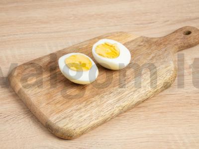 Kiaušiniai, įdaryti varškės sūriu ir česnakais Žingsnis 2