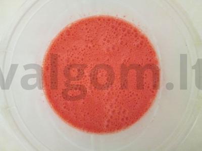 Klasikiniai "Red Velvet" mini keksiukai Žingsnis 1