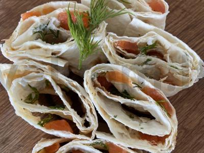 Suktinukai su raudona žuvimi ir lydytu sūriu Žingsnis 8