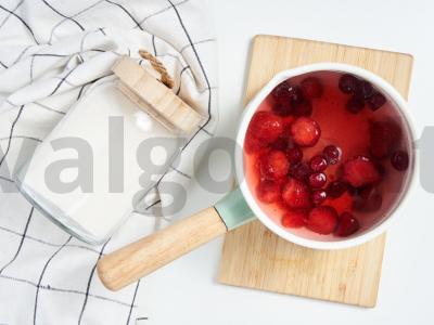 Agar-agar kisel Žingsnis 1
