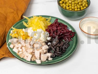 Salotos "Grafas" Žingsnis 2