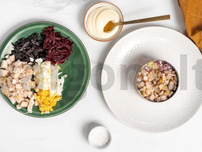 Salotos "Grafas" Žingsnis 3