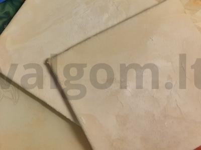 Dešros ir sūrio paplotėliai Žingsnis 1