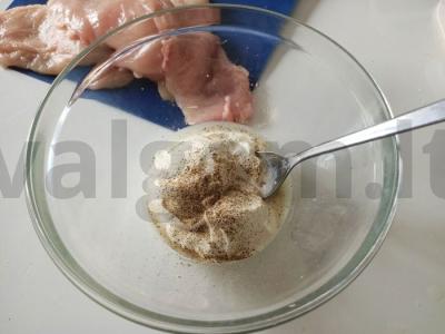 Kepta vištienos filė su jogurto glaistu Žingsnis 1