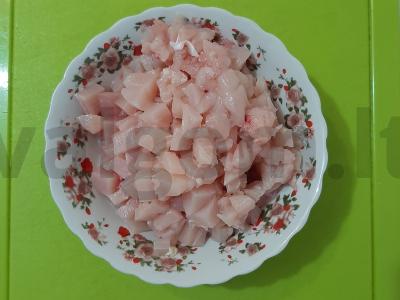Kapoti kotletai "Šviesoforas" Žingsnis 2