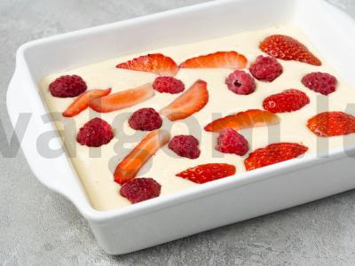 Klasikinis braškių pyragas Žingsnis 2