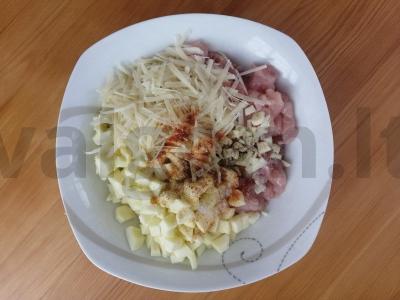 Paprikos, įdarytos vištiena ir cukinijomis Žingsnis 3
