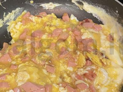 Sumuštiniai su kiaušiniais pusryčiams. Žingsnis 3