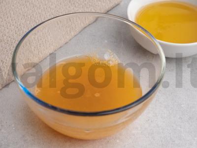 Salotos su mandarinais ir kariuota vištiena Žingsnis 2