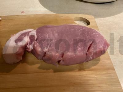 Kiaulienos nugarinės kebabas Žingsnis 2