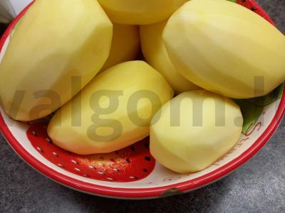 Namų bulvytės Žingsnis 1