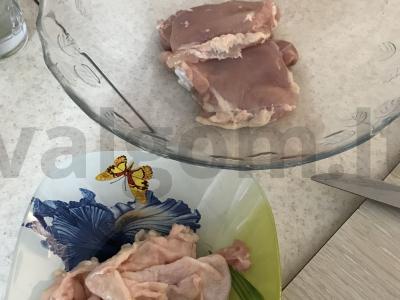 Vištiena ir bulvės Žingsnis 1