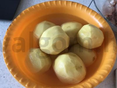 Vištiena ir bulvės Žingsnis 4