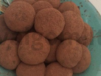 Trijų ingredientų triufelių saldainiai Žingsnis 6