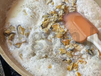 Makaronai su midijomis Žingsnis 3