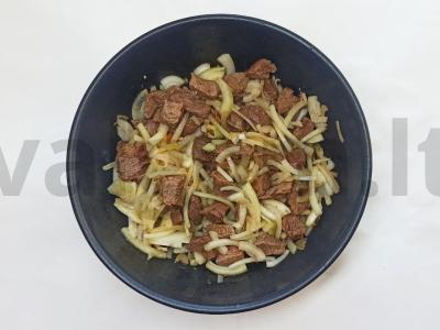Išskirtinė veršiena su grybais Žingsnis 3