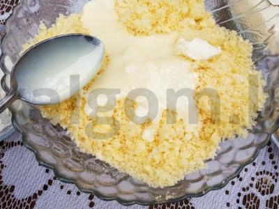 "Kukurūzų lazdelė Rafaello. Žingsnis 2