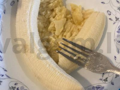 Bananų PP blyneliai Žingsnis 1