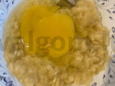 Bananų PP blyneliai Žingsnis 2