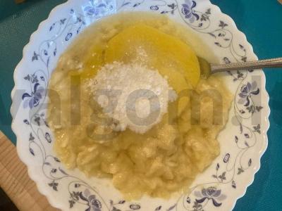 Bananų PP blyneliai Žingsnis 3