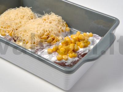 Kepta kalakutiena su kukurūzais Žingsnis 2