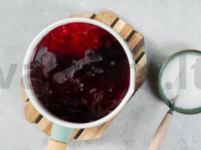 Burokėlių kisielius Žingsnis 1