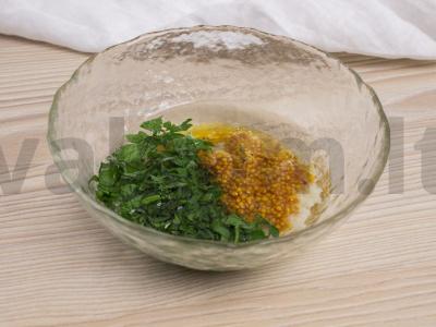 Ešeriai medaus ir garstyčių marinate Žingsnis 2