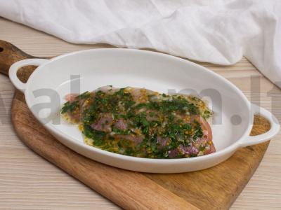 Ešeriai medaus ir garstyčių marinate Žingsnis 4