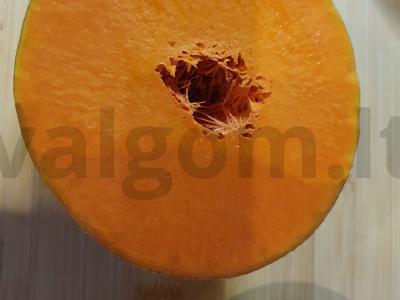 Moliūgas su medumi ir kedro riešutais Žingsnis 1