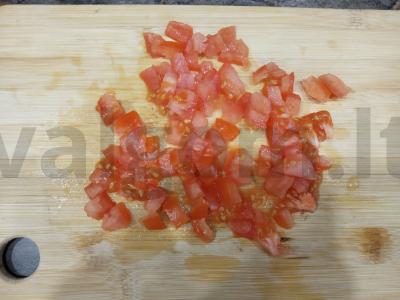 Kepti ragai su malta mėsa po sūrio kepurėle Žingsnis 5