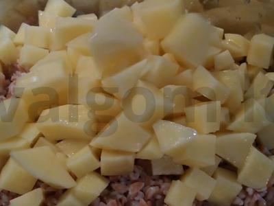 Dolma su kviečių kruopomis Žingsnis 3