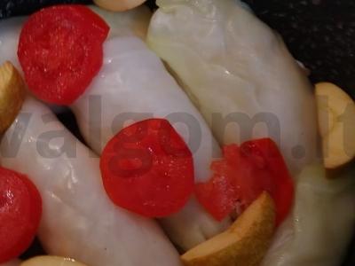 Dolma su kviečių kruopomis Žingsnis 7