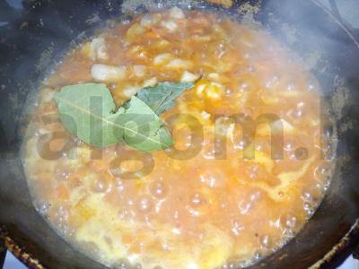 Kiaulienos guliašas su bulvių koše ir padažu "Kaip vaikystėje" Žingsnis 8