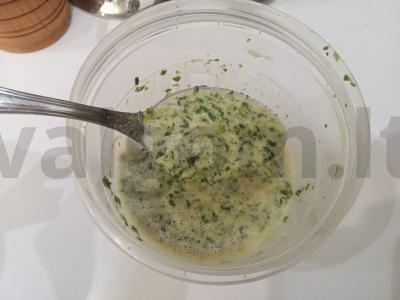 Omletas-ruletė "Šviesoforas" Žingsnis 3