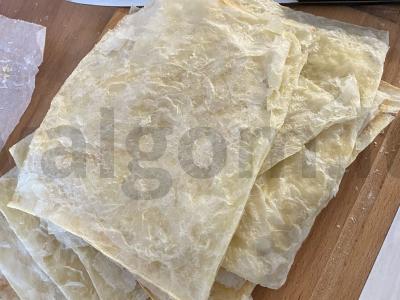 Napoleono pyragas iš sluoksniuotos tešlos be mielių Žingsnis 4