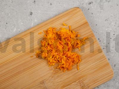 Mandarinų sausainių receptas Žingsnis 1