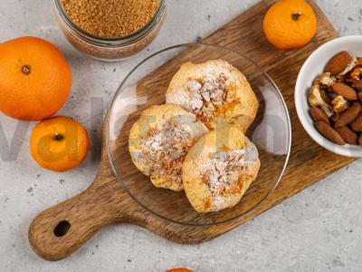 Mandarinų sausainių receptas pagrindine nuotrauka