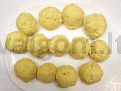 Sluoksniuotas "Napoleonas" su kremu ir grietinėle Žingsnis 1