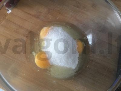 Clafouti su vyšniomis ir maskarponės sūriu Žingsnis 1