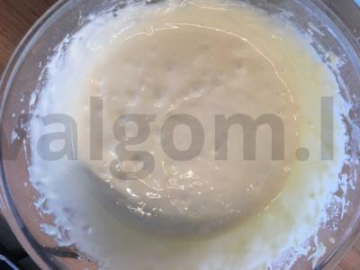 Clafouti su vyšniomis ir maskarponės sūriu Žingsnis 5