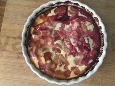 Clafouti su vyšniomis ir maskarponės sūriu pagrindine nuotrauka