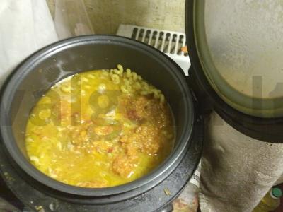 Makaronai su mėsa multicooker įrenginyje Žingsnis 6