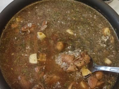 Ryžiai su mėsa sojų padaže Žingsnis 4