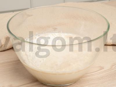 Stollen keksiukai su migdolais Žingsnis 1