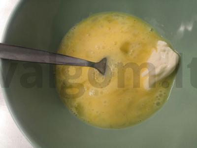 Kumpio ir grybų omletas Žingsnis 3