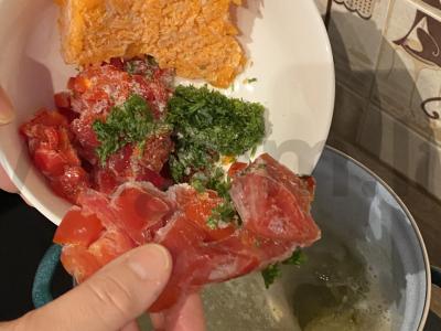 Greitas rassolnik su vištiena ir perlinių kruopų sriuba Žingsnis 5