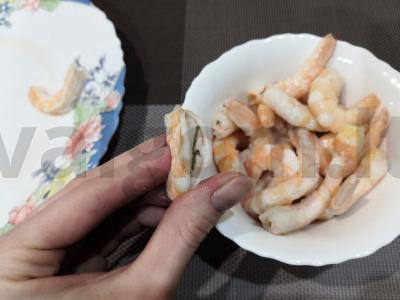 "Cezaris su karališkosiomis krevetėmis ir parmezanu. Žingsnis 1