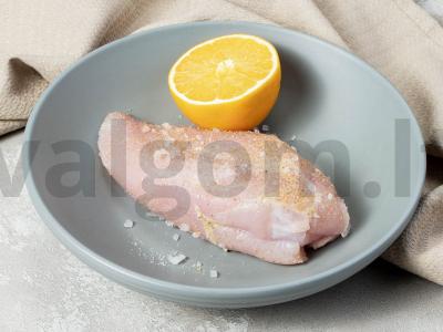 Kepta kalakutiena su citrina Žingsnis 1