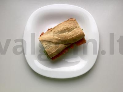 Sumuštinis su lašiša ir avokadu Žingsnis 8